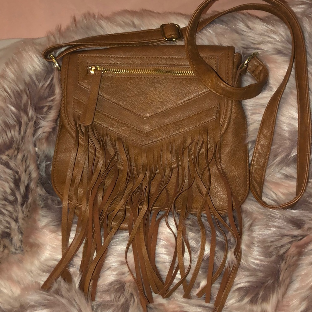 Fringe crossbody bag